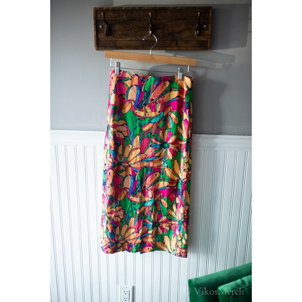 Anthropologie Farm Rio Getaway Midi Skirt XS - Picture 4 of 4